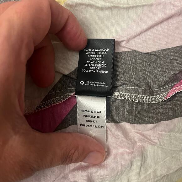 NWT Torrid 0 L 12 Giant Geo Tiered Maxi Dress Plus Pink Yellow Pockets - Picture 11 of 16